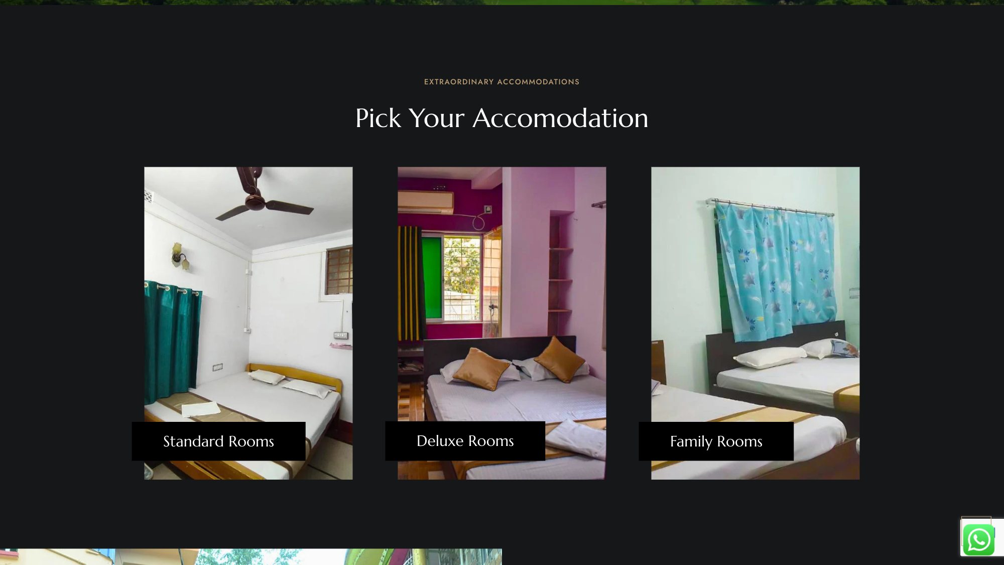 Green Palace Guest House — live site