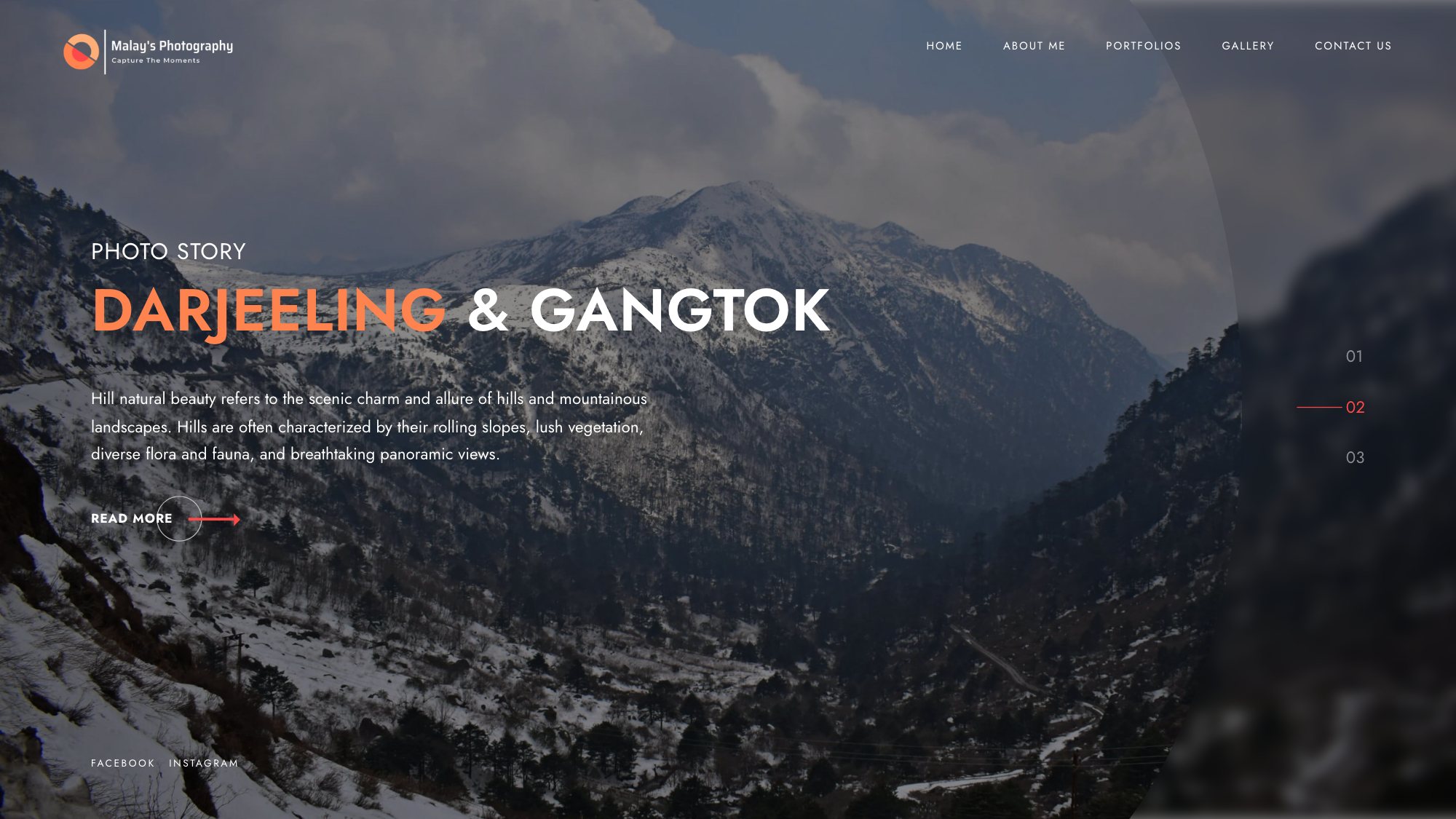 Malay's Photography — live site