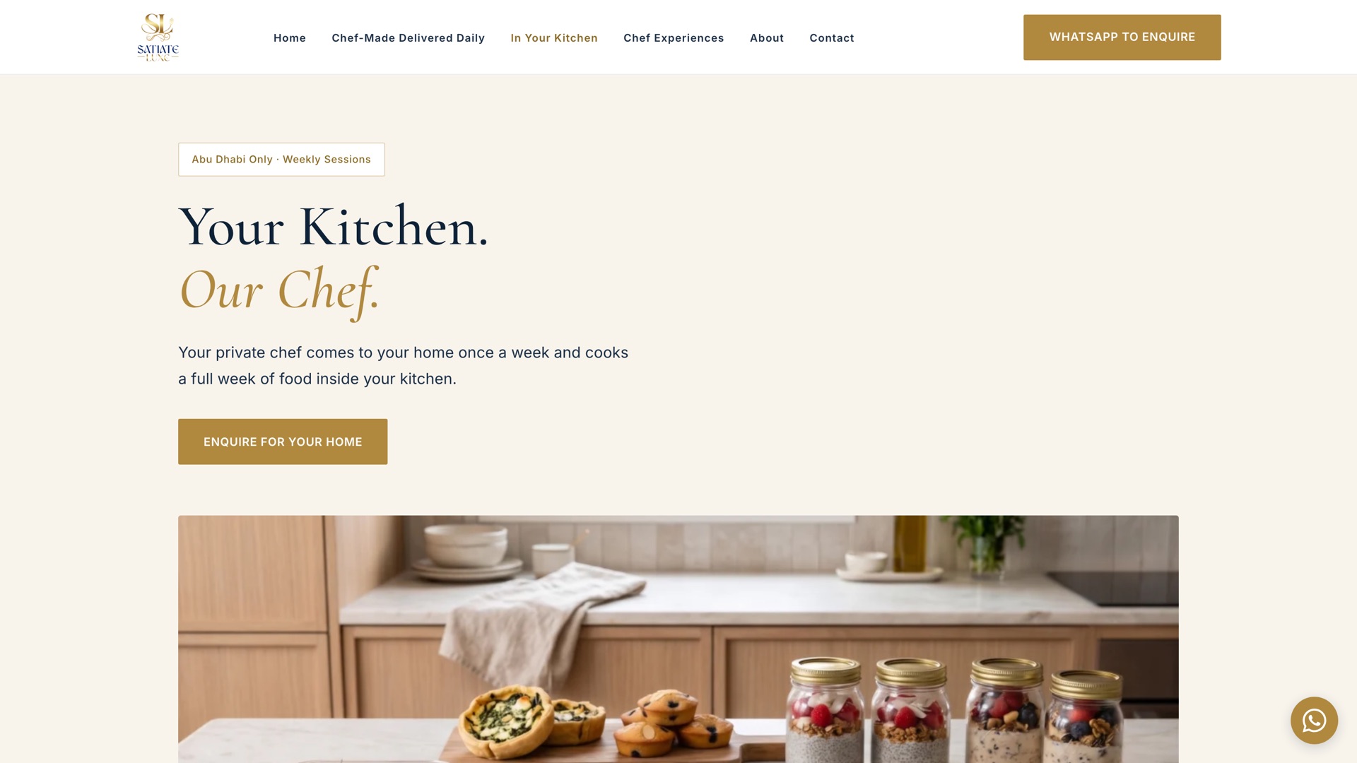 Satiate Luxe — live site