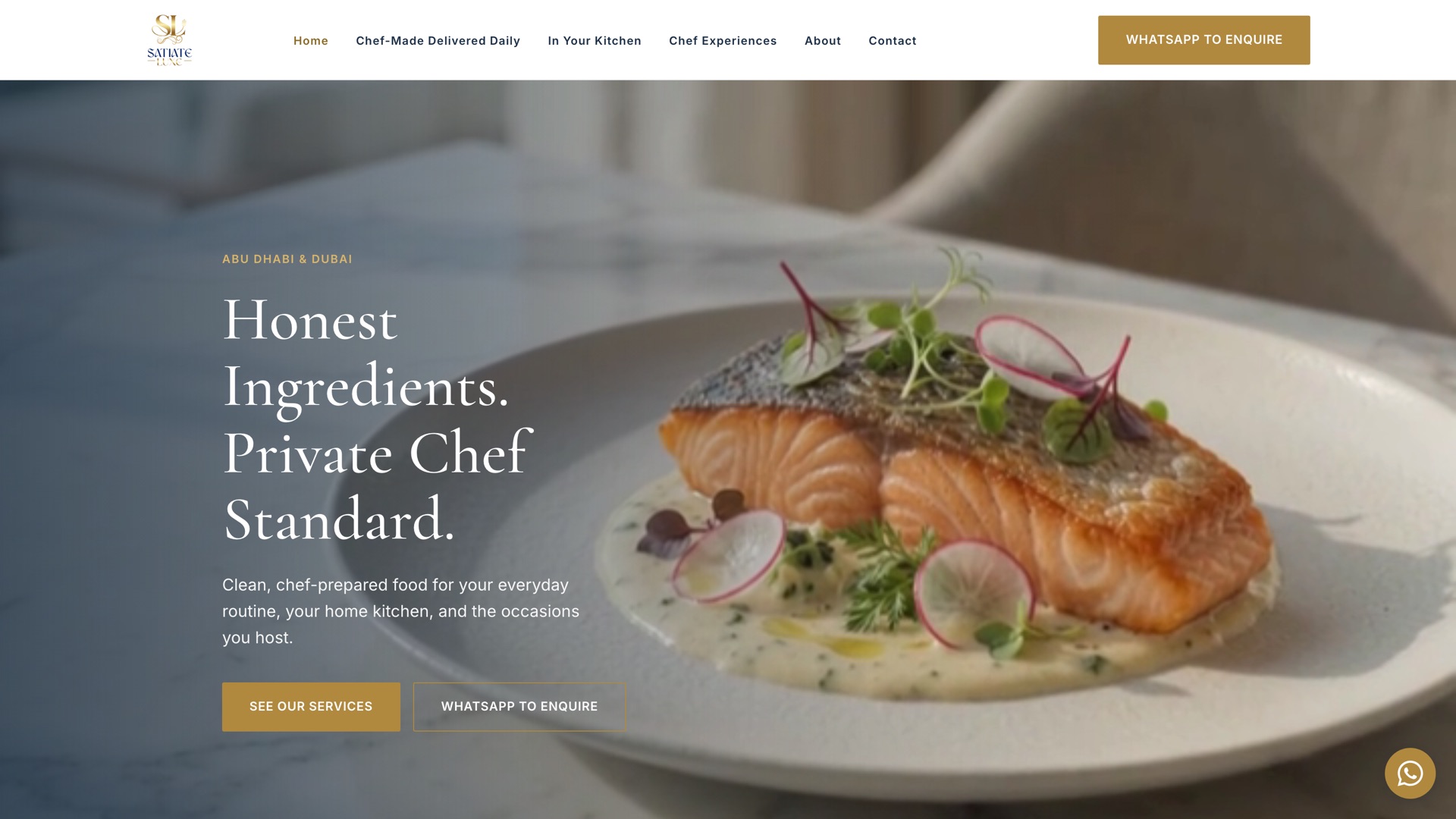 Satiate Luxe — live site