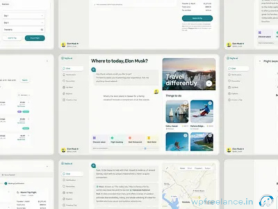 Desktop Travel Package Page Structure